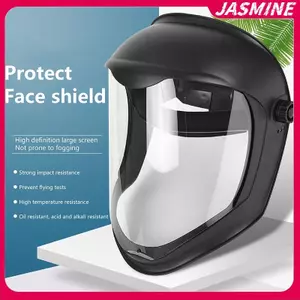 JASMINE Full Face Shield Chống Sương Mù Che Mặt Có Thể Tái Sử Dụng Bảo Vệ Trong Suốt Tấm Che Cho Nhà Hàng Nhẹ Bền Đa Năng JASMINE