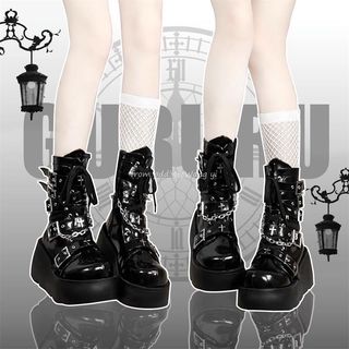 Phong Cách Thánh lolita Guardian Martin Dày y2k Ban Đầu Giày Hot Girl Nữ Lá Chắn Đế Punk Punk punkcat Châu Á Văn Hóa Giày MVJP
