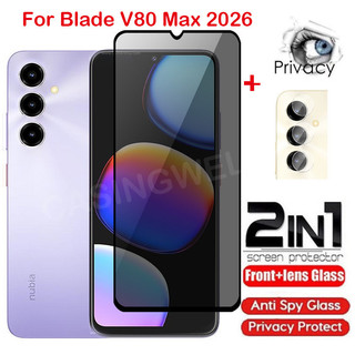 Bảo Vệ Màn Hình Cho ZTE Blade V80 Max 5G 4G NUBIA V80 MAX Design Pro 2026 Kính Cường Lực Riêng Chống Gián Điệp Full Cover Bảo Vệ Màn Hình Chống Peek Phim Riêng Tư