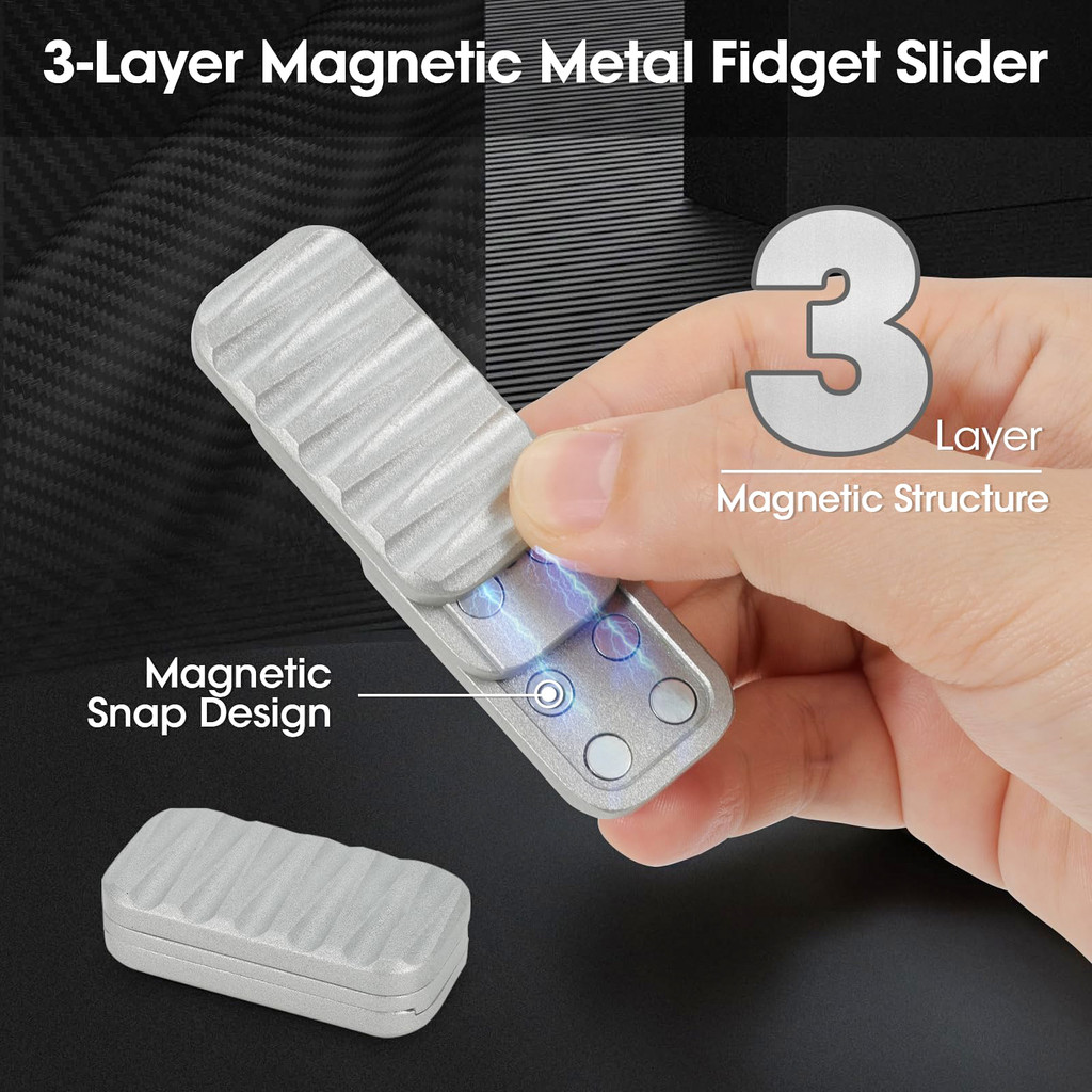 1 Máy Tính Hợp Kim Kẽm Fidget Thanh Trượt Người Lớn EDC Kim Loại Chống Âm Thanh Fidget Đồ Chơi Văn Phòng Lo Âu Giảm Căng Thẳng Đồ Chơi Bộ Sưu Tập Sở Thích