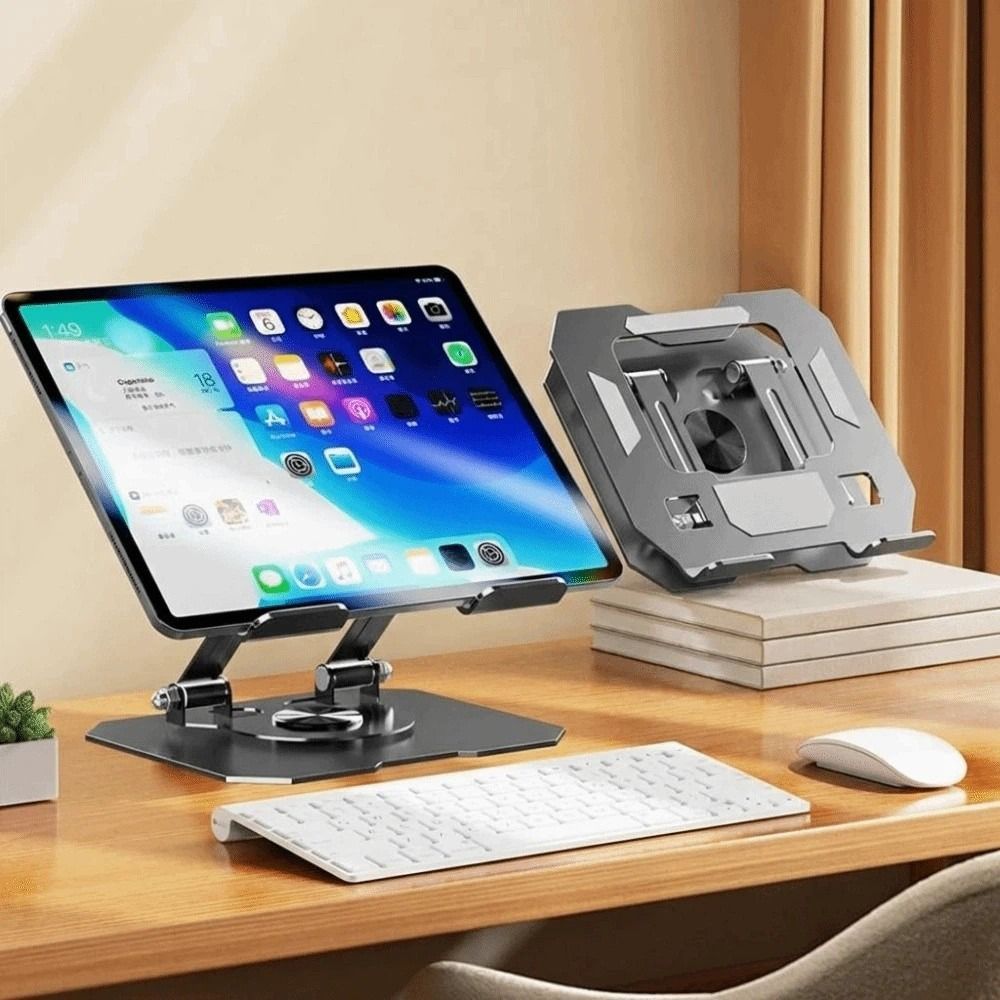 Đế máy tính bảng DONOVANQQ, 360° Xoay Giá đỡ điện thoại di động có thể điều chỉnh, Kệ đựng máy tính xách tay Bền ổn định Chống trượt Điện thoại thông minh Giá đỡ hỗ trợ Đồ dùng văn phòng trường học