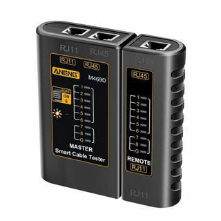 Máy test cáp mạng M469D kiểm tra cổng RJ45 RJ11 RJ12 - Máy kiểm tra mạng， Cáp mạng LAN，Đa năng