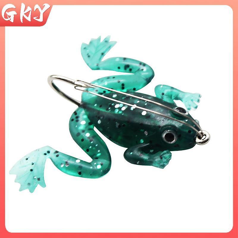 GKY Spinner Chìm Bền Mềm 4.5g/6cm - Mồi Câu Cá Hình Ếch Cao Su