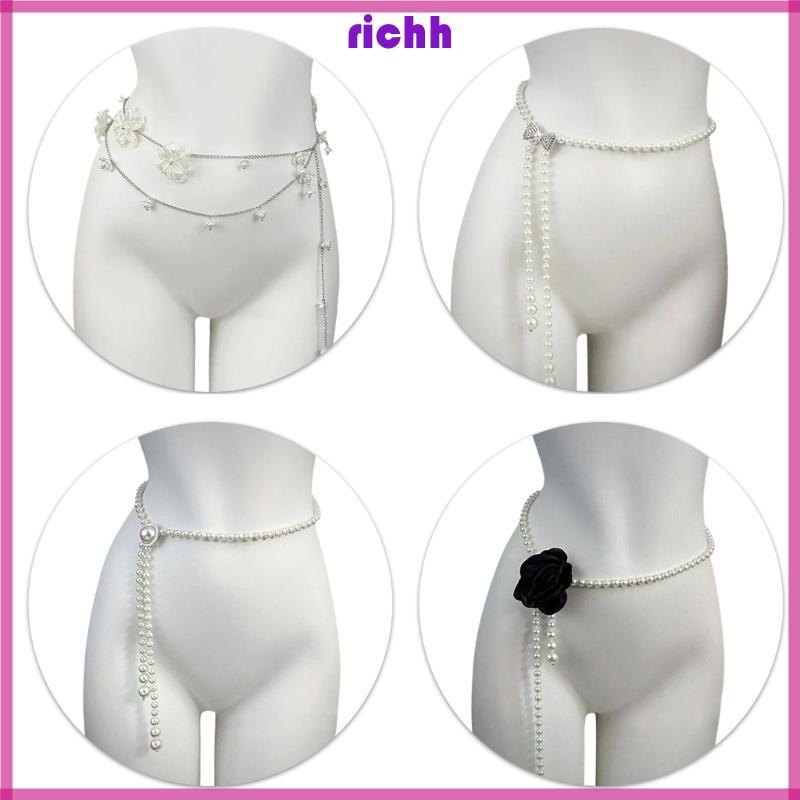 Dây chuyền đính cườm thẩm mỹ Richh dành cho nữ, phù hợp trong các bữa tiệc