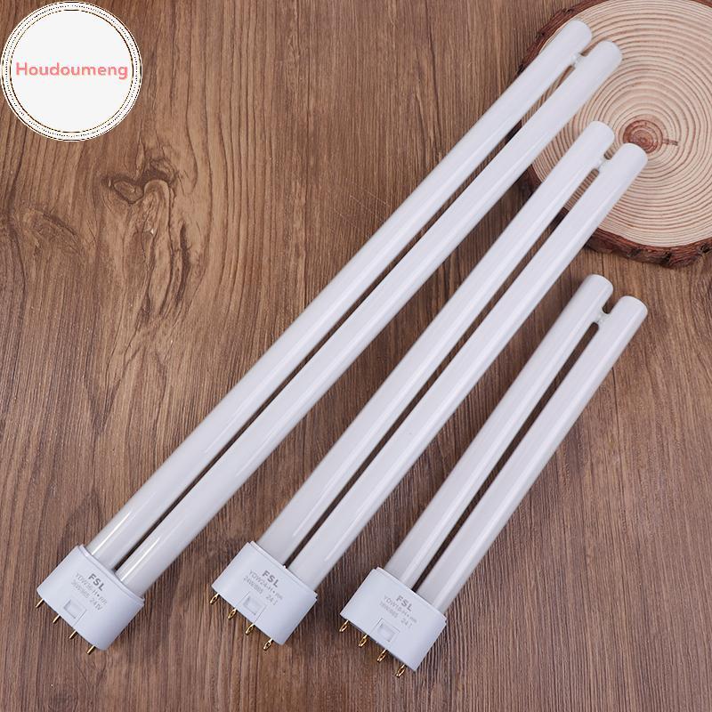 Ống huỳnh quang Hodou 18W 24W 36W Đèn tiết kiệm năng lượng CFL 4 chân Ống đôi Bóng đèn tiết kiệm năng lượng H Ống trắng VN