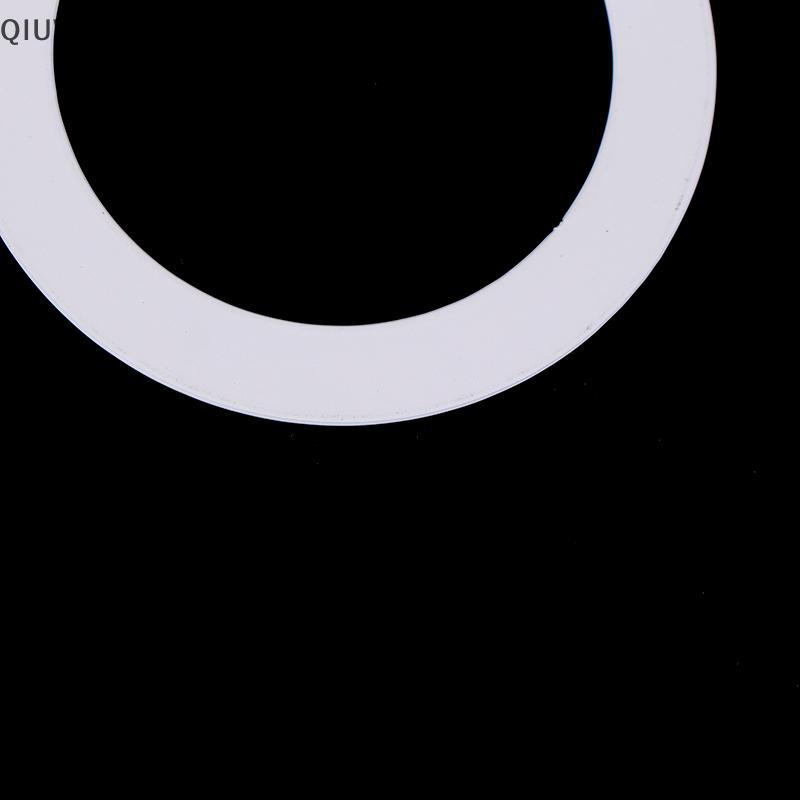 QIUWU LED Spotlight Downlight O Ring Bộ chuyển đổi vòng chụp đèn trắng Miếng đệm giấu miếng đệm Shims Vòng đệm mở rộng Đế đèn.