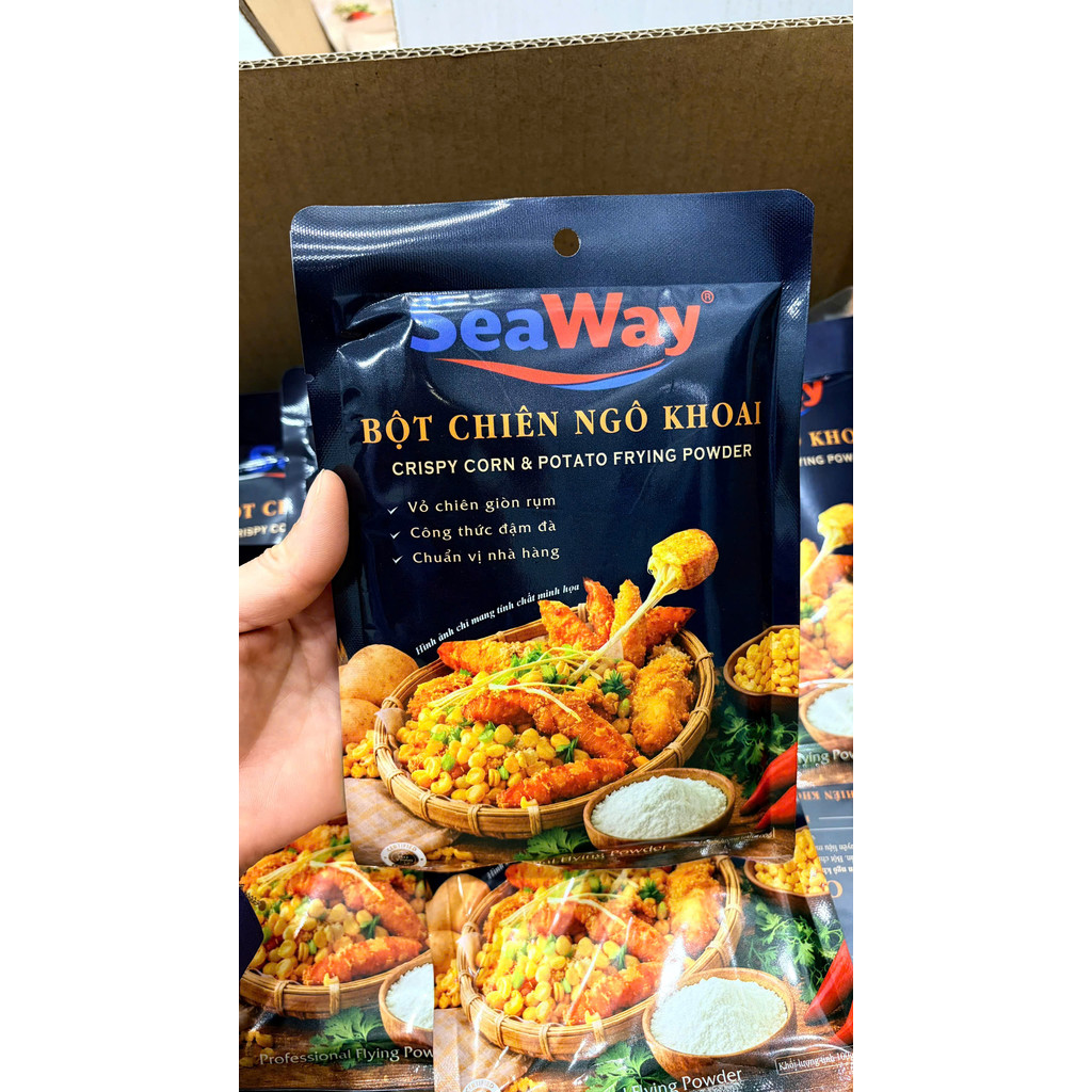 Bột Chiên Ngô Khoai SeaWay - chuẩn vị nhà hàng, vỏ chiên giòn, công thức đậm đà