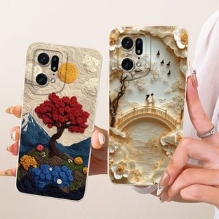 Dành Cho OPPO Find X5 Ốp Lưng CPH2307 Hoa Phổ Biến Silicon Mềm Bảo Vệ Camera Cho OPPO Find X5 Pro CPH2305 FindX5 X5Pro Vỏ