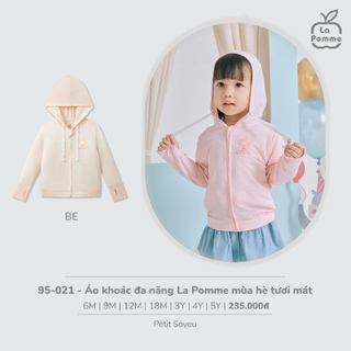La Pomme SS26.T2.3 Áo khoác đa năng La Pomme mùa hè tươi mát  6m-5y