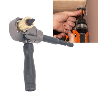Bộ chuyển đổi máy khoan 90 độ ESSENCEH, Tay cầm ABS có thể tháo rời 1 / 4 "Hex Shank Phụ kiện khoan góc phải, Thay đổi nhanh chóng Tua vít tác động tự khóa Mở rộng góc khoan