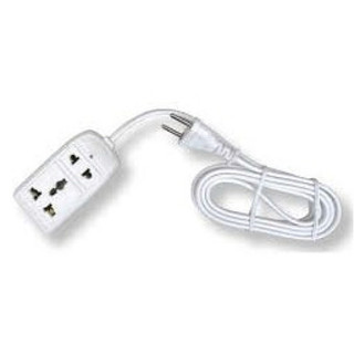(Freeship) Ổ cắm điện liền dây du lịch đa năng 2 lỗ 2 chạc và 3 chạc - 2m mét 2200W 10A 250V S11, Hãng VINAKIP