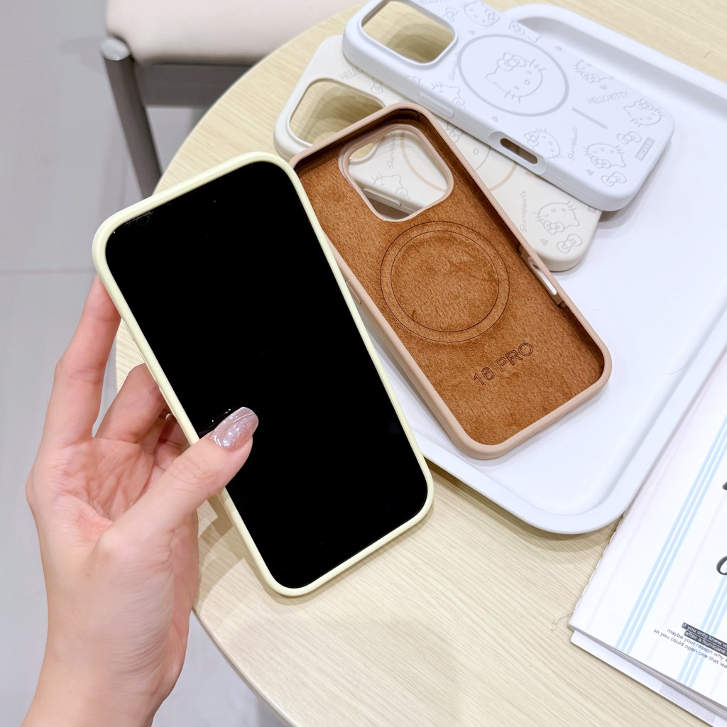Ốp lưng iPhone hình mèo loại từ tính phù hợp cho iPhone 17 Pro Max, iPhone 17 16 15 14 13