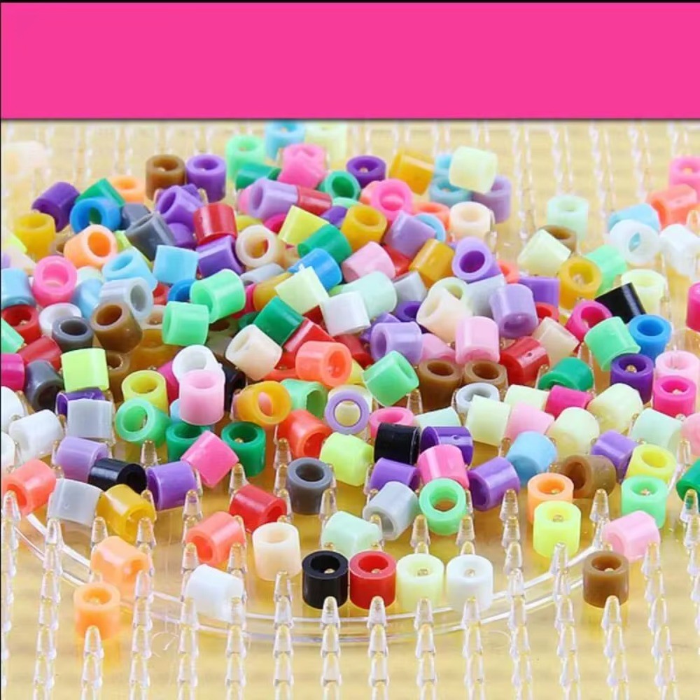 SNUGHOUSE 1000 Hạt Cầu Chì Rải 2.6mm Mini Perler Hama Cao Cấp, Sáng Tạo Thu Nhỏ Thủ Công DIY Giáo Dục
