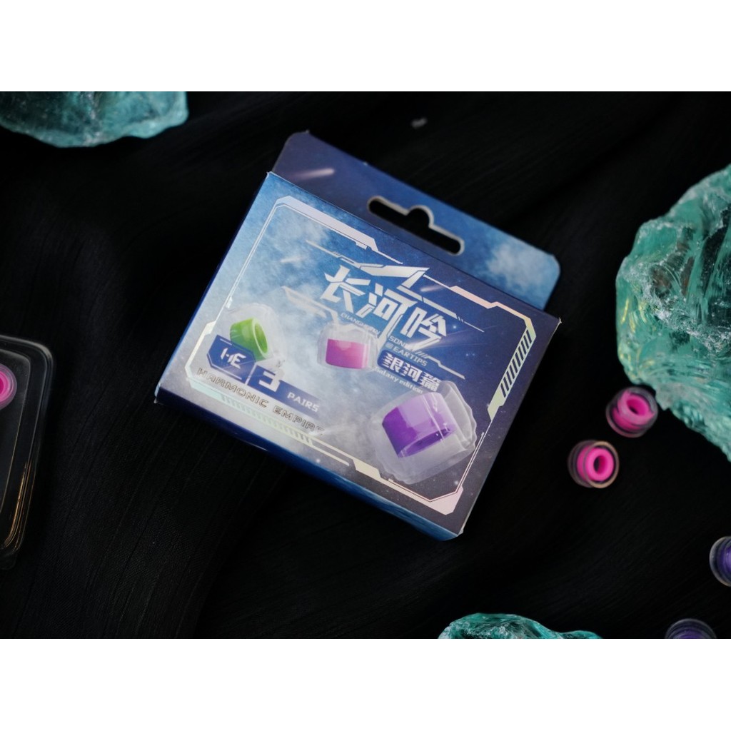 HE Sonic Eartips Song of The Long River Galaxy Chapter in-ear Silicone Tai Nghe Đầu Cho HarmonicEmpire IMEs