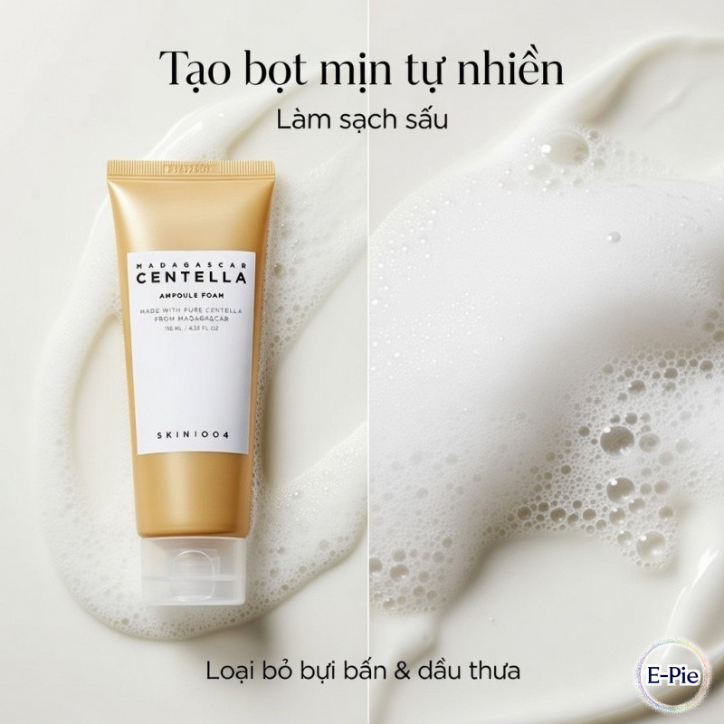 【Nhập khẩu】SKIN1004 Madagascar Centella Sữa Rửa Mặt Rau Má Hàn Quốc Làm Sạch Dịu Nhẹ 125ml
