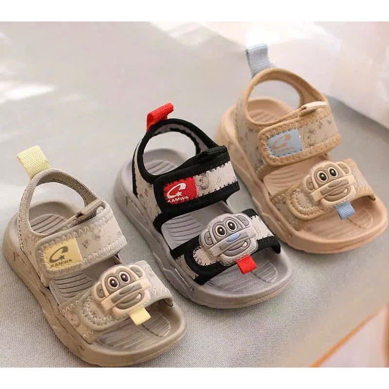 ( hàng sẵn ) sandal đèn led quai dán bé trai dép quai hậu cho bé kiểu dáng thể thao khâu đế bền đẹp chống trượt C41