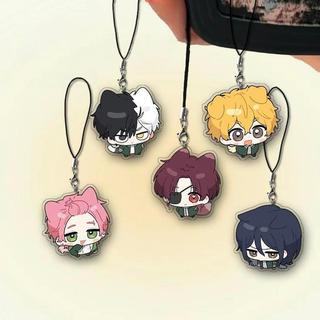 Phone Strap Anime Lucu Wind Breaker Akrilik Transparan – Gantungan HP Sakura Suou Kiryu Nirei Kawaii - PS Sakura