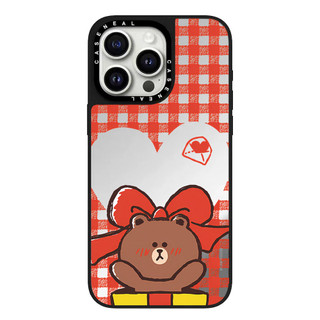 CASENEAL Gấu Dễ Thương Gương Chất Lượng Cao Ốp Lưng Điện Thoại Thích Hợp Cho iPhone 17ProMax 17pro 17 air 16promax 16 15promax 15 14promax 13 13promax Ốp Lưng Cứng Chống Rơi Thời Trang