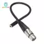 Âm thanh nổi nữ 3,5 mm / RCA Nữ sang XLR Cáp âm thanh / Mic
