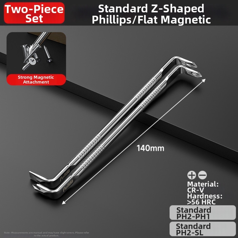 NOTE1 Tuốc nơ vít hình chữ Z, Đầu Phillips 90 độ Tuốc nơ vít hình chữ L, Tua vít góc phải có độ cứng cao