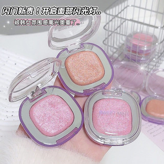 Nhấp Nháy Phấn Làm Sáng Trong Suốt Da Mặt Nước Bóng Ngọc Trai Ba Chiều Phấn Mắt Nằm Tơ Sửa Chữa Bảng Màu