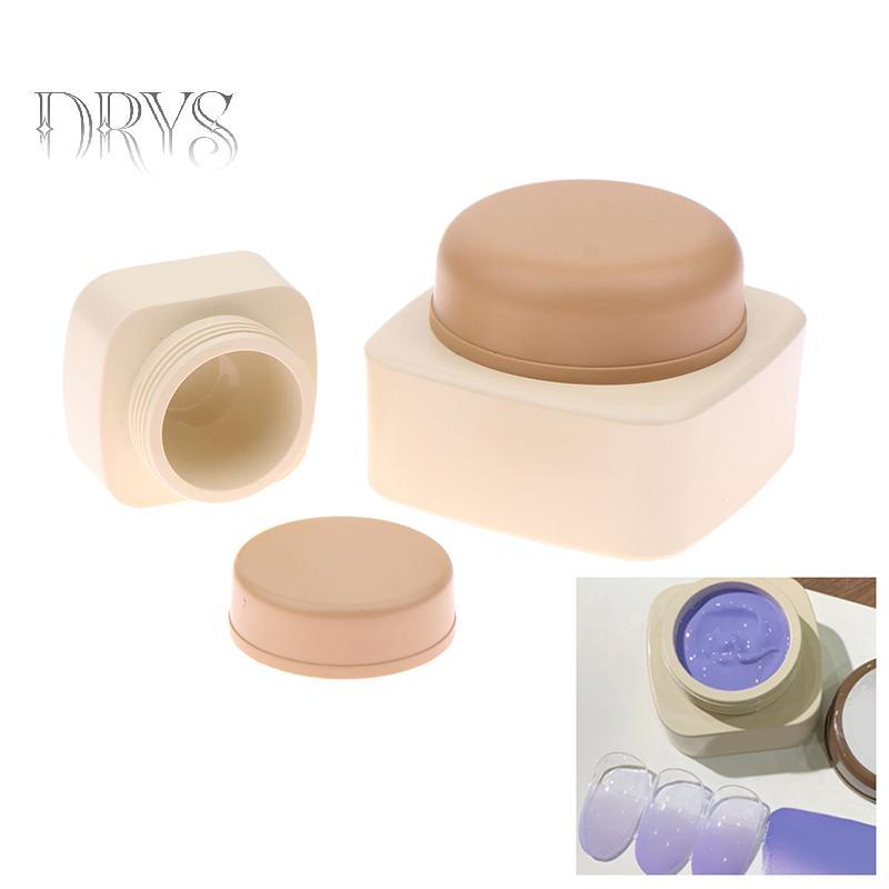 (TFT) 5 / 20g Nhựa Trống Móng Tay Nghệ Thuật Mỹ Phẩm Hộp Đựng Vuông Lọ Mặt Kem Nồi Gel Móng Tay Hộp Bột Trang Điểm Kem Dưỡng Da Dụng Cụ Paaging MỚI