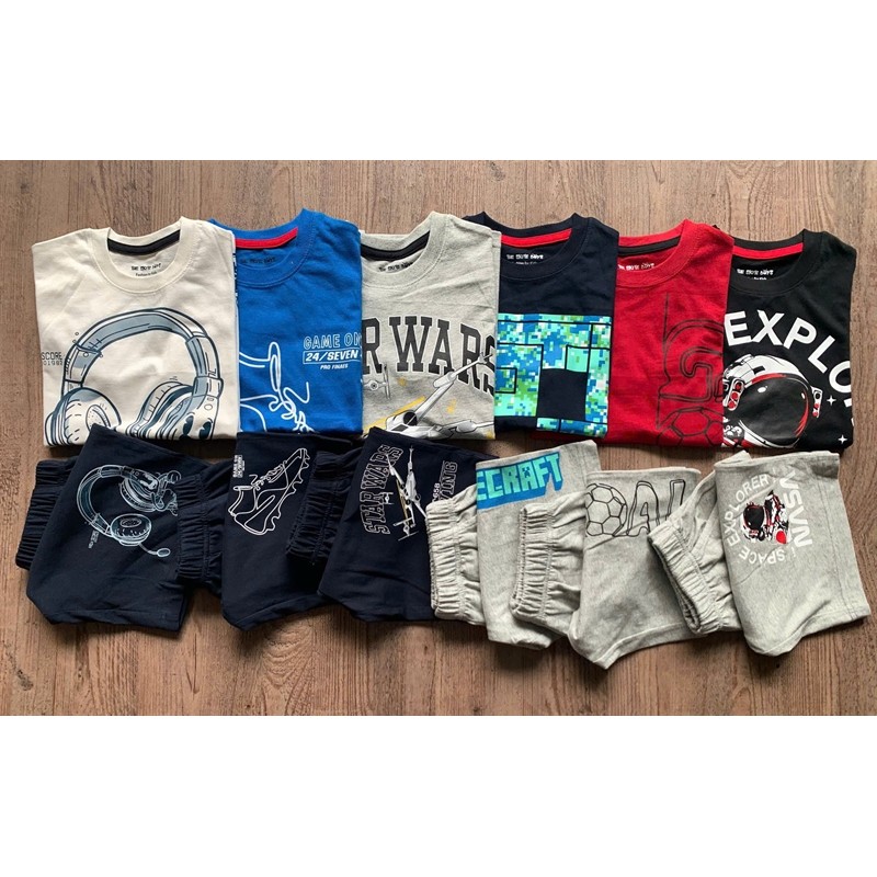 Bộ Cộc Cotton Bé Trai The Skite Boys Vải cotton co giãn 4 chiều thấm hút mồ hôi cho bé từ 22-50kg
