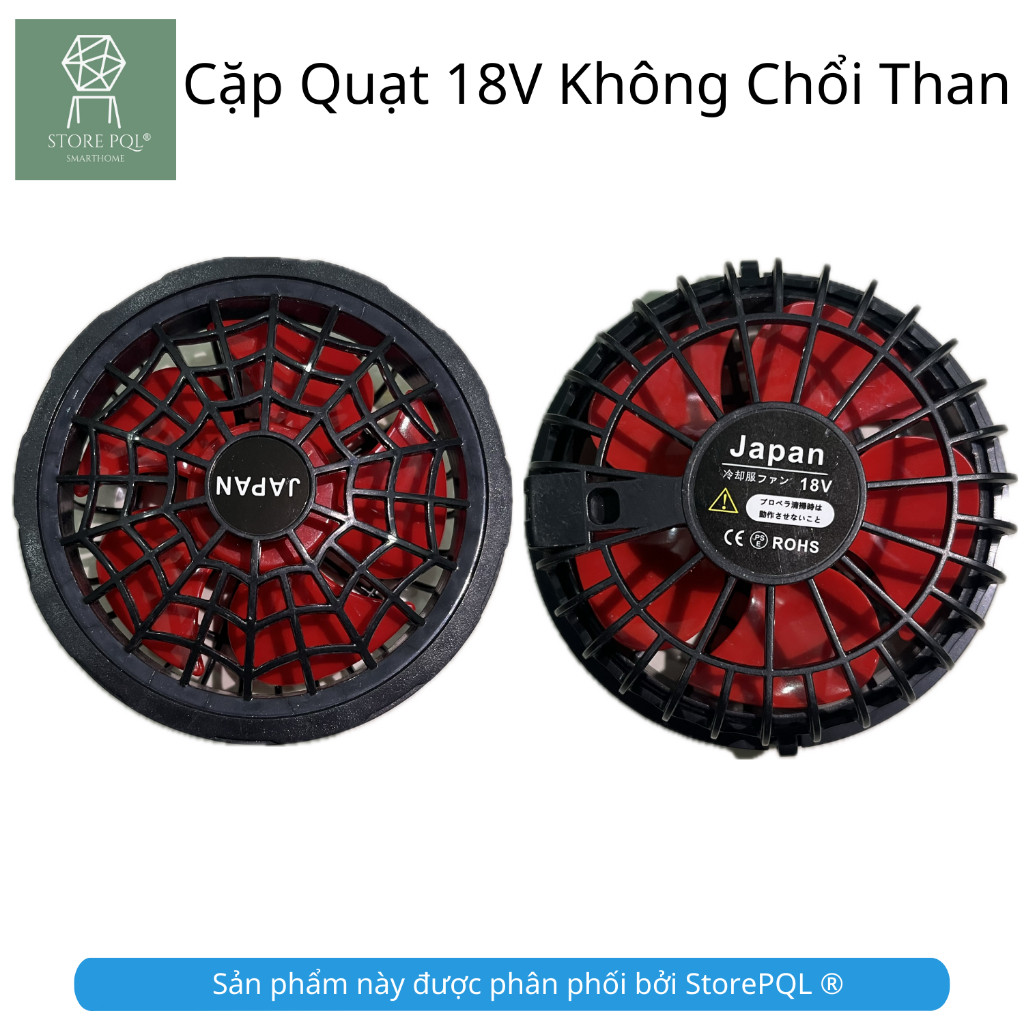 Quạt Áo Điều Hòa 18v không chổi than siêu mạnh với khung nhựa ABS siêu chắc chắn 5V 12V mùa hè nóng bức