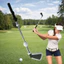 LACYESUK Golf Swing Trainer, Portable Practice Stick Golf Grip Trainer, hấp phụ Chất liệu bền Xây dựng chắc chắn Nhịp điệu chơi gôn Click Trainer Thực hành trong nhà