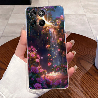 Ốp Điện Thoại Mềm Cho Motorola Moto G57 Power G67 Power Rõ Ràng Sang Trọng Dễ Thương Thỏ Tình Yêu Ngộ nghĩnh Vỏ Silicon Vỏ Bảo Vệ Mặt Sau