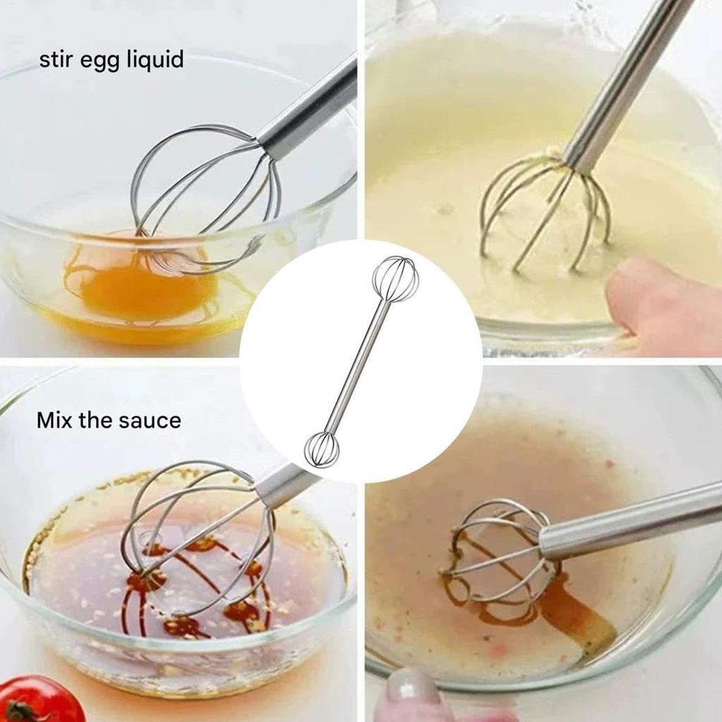 Thép không gỉ Miso Khuấy Dính Hai Đầu Đánh Kem Hướng Dẫn Sử Dụng Người Gửi Thìa Khuấy Thực Phẩm Máy Xay Sinh Tố Dụng Cụ Nhà Bếp mueadsyvn