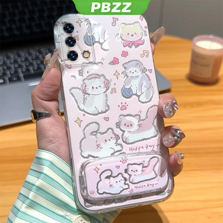 Ốp Lưng Cho oppo A74 4g oppo a95 Vỏ Điện Thoại Vỏ Mềm Bảo Vệ Silicon Chống Sốc Trong Suốt Thiết Kế Mới Thẩm Mỹ PHIM HOẠT HÌNH CAT Có Giá Đỡ TYYMZJ01