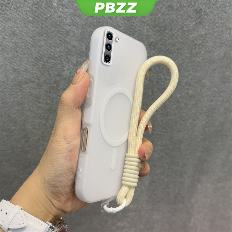 Ốp 2 Trong 1 Cho SAMSUNG s23 S22 s21 fe s23 s21 s22 ultra s21 s23 s22 plus 5g Vỏ Điện Thoại Thiết Kế Mới Thẩm Mỹ Vỏ Thạch Màu Kép Có Dây Buộc Từ Tính Không Dây GDBSWX01