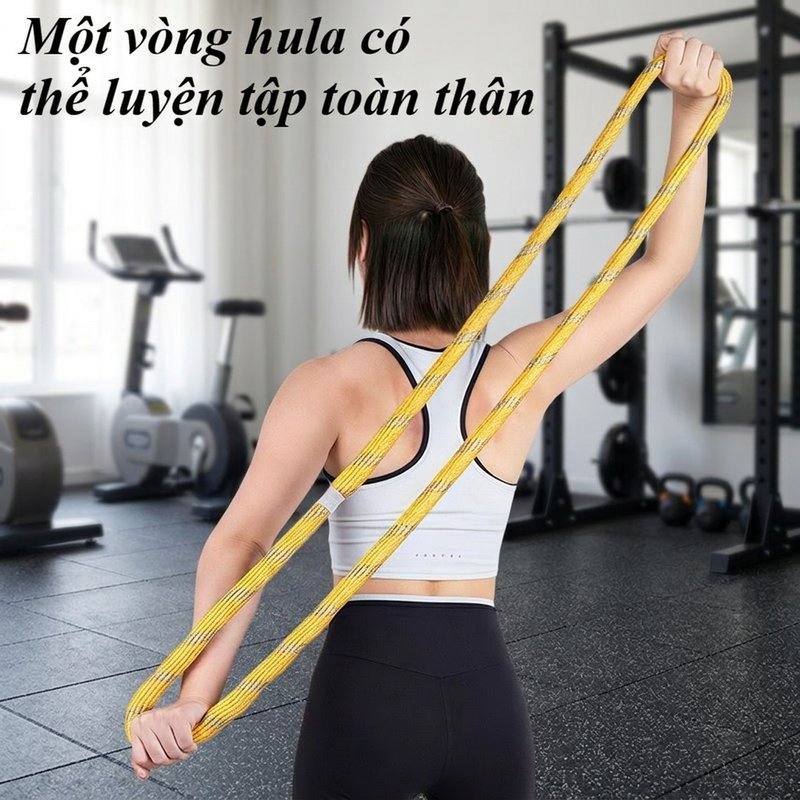 Vòng Lắc Eo Lò Xo Mềm Gập Được Tập Luyện Hiệu Quả An Toàn Dành Cho Người Lớn Phụ Nữ Sau Sinh