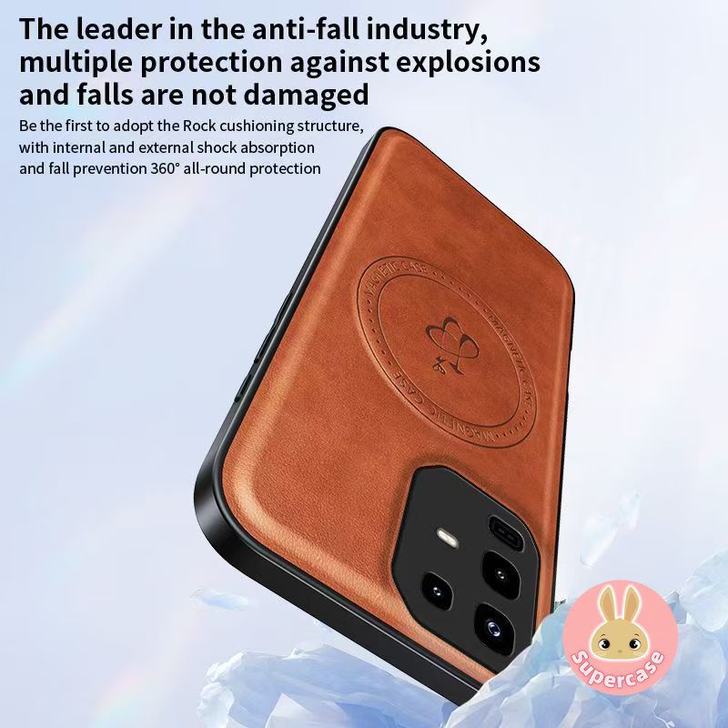 Ốp Điện Thoại Da Từ Tính Cao Cấp Cho Honor 400 200 Pro Lite Smart Magic 8 7 6 5 Lite Pro 5G 4G Vỏ Sạc Không Dây Sang Trọng Đơn Giản Mềm Mại Kinh Doanh