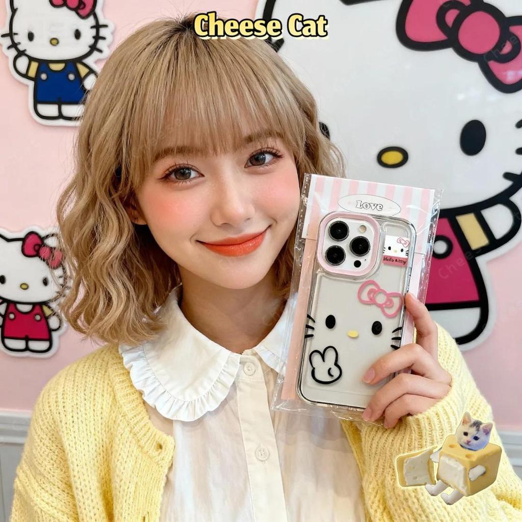 Ốp Lưng Cho IPhone 17 11 14 15 12 13 16 Pro Max 17 Air Xs Max Xr 8 7 Plus SE 2020 Thiết Kế Hình Cá Và Nơ Kitty Hoạt Hình