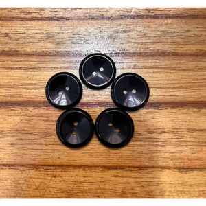 Set 5 cúc áo vest áo Dạ màu đen kích thước 2cm - trang trí, điểm nhấn cho trang phục
