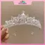 MYPANDA Tiara Tóc Cưới Pha Lê Màu Bạc, Phụ Kiện Trang Sức Cho Cô Dâu
