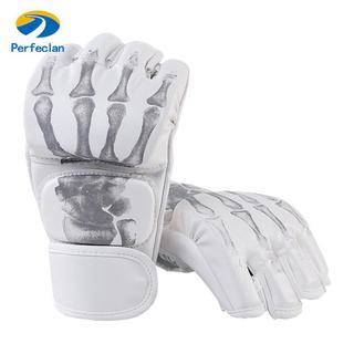 Găng tay đấm bốc Perfeclan Mma, Bảo vệ tay nhẹ Bảo vệ thoáng khí Nửa găng tay cho