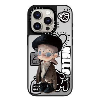 CASENEAL Cô Gái Dễ Thương Gương Chất Lượng Cao Ốp Lưng Điện Thoại Thích Hợp Cho iPhone 17ProMax 17pro 17 air 16promax 16 15promax 15 14promax 13 13promax Ốp Lưng Cứng Chống Rơi Thời Trang