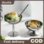 Doutie 2023 Cốc Thép Không Gỉ Mới Cốc Kem Món Tráng Miệng Salad Đĩa Trái Cây Ốc Sna Món Ăn KTV Thanh Tiếp Liệu VN