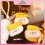 MYPANDA Dễ Thương Sáng Tạo Sang Trọng Chiên Tôm Sushi Mặt Dây Chuyền Móc Khóa Hoạt Hình Ví Đựng Tiền Xu Thời Trang Bapa Trang Trí Mặt Dây Chuyền Phụ Kiện Quà Tặng.
