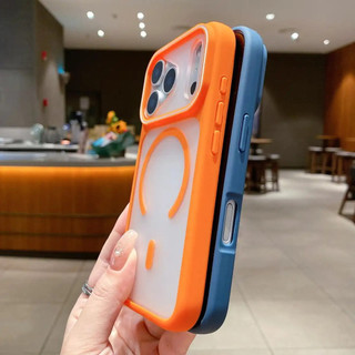IPhone 17 Pro Cửa Sổ Lớn Matte Skin Feel Vỏ Điện Thoại Tản Nhiệt Từ Tính Apple 16 / 15 / 14 / 13 đến 17 Vỏ Bảo Vệ 4B131