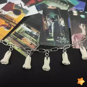 Vòng tay thép không gỉ Gothic dáng răng cưa, thiết kế độc đáo và hợp thời trang