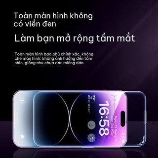 Suitable for iPhone16 tempered film, iphone15promax full screen transparent 141312