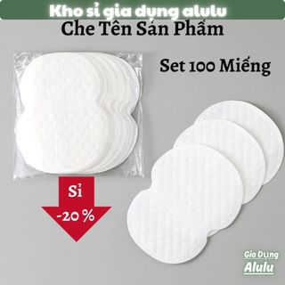 Set 100 Miếng Dán Thấm Mồ Hôi Nách, Giấy Lót Nách Chống Ướt Áo, Khử Mùi Hiệu Quả, Dùng 1 Lần Tiện Lợi - Gia Dụng Alulu