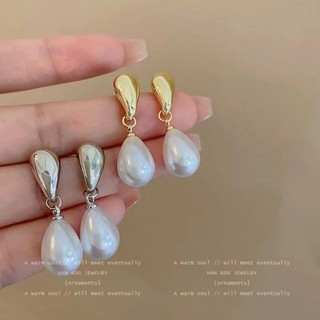 Bông Tai Ngọc Trai Thả Nước Baroque Phong Cách Cổ Điển Trung Quốc - Ánh Sáng Thanhh lịch