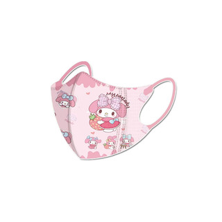 Khẩu trang 3D trẻ em Meileti họa tiết hoạt hình Sanrio Kulomi, đóng gói riêng
