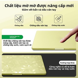 op macbook air m5 NEO Pro M5 lưng siêu mỏng mờ / pha lê cho Ốp M4 M3 M2 M1  13 / 14 / 15 / 16 inch 2010-2025 Phụ kiện bảo vệ máy tính xách tay