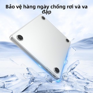 op macbook air m5 NEO Pro M5 lưng siêu mỏng mờ / pha lê cho Ốp M4 M3 M2 M1  13 / 14 / 15 / 16 inch 2010-2025 Phụ kiện bảo vệ máy tính xách tay